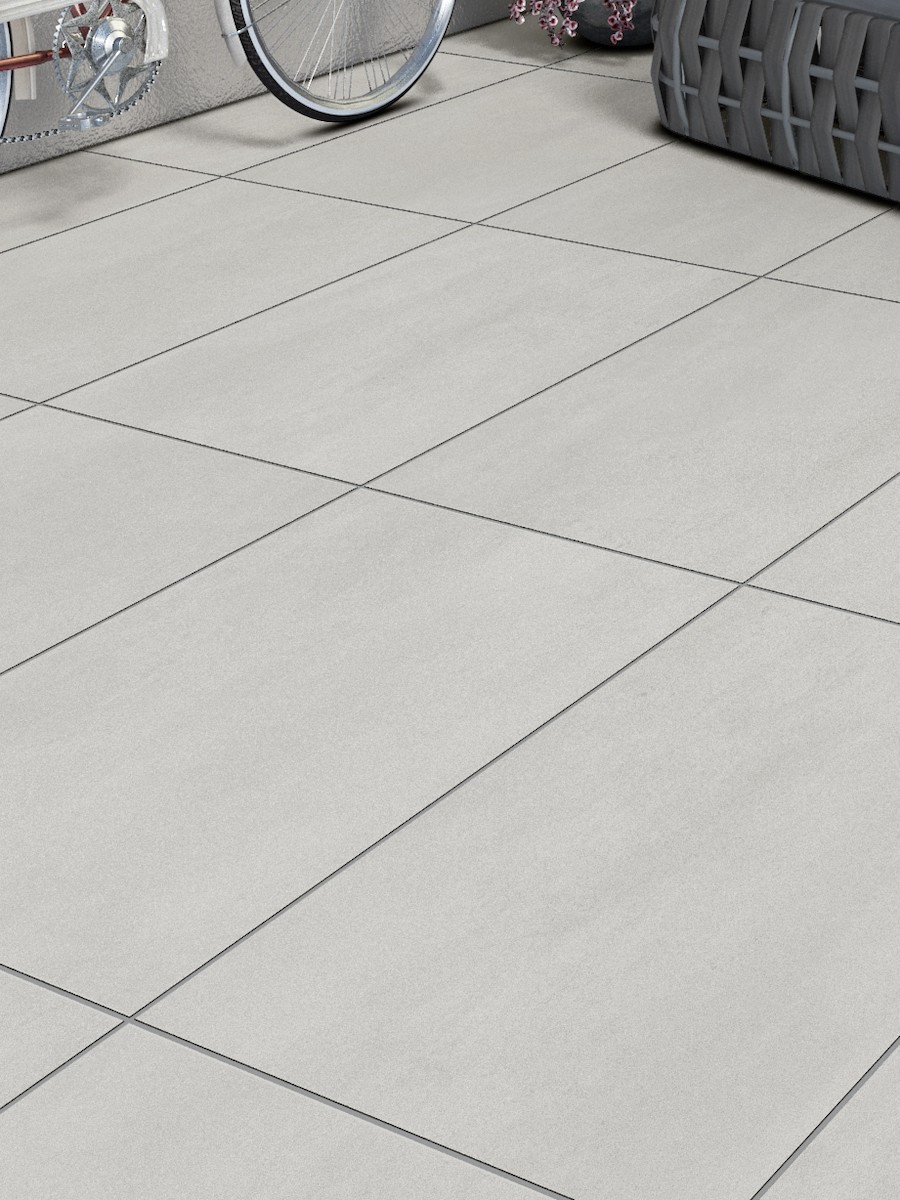 Eclipse Off White Virtue Vitrified Porcelain Paving Slabs 600x600 Pack