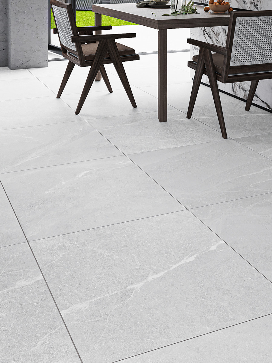 Roca White XXXL Wall & Floor Tiles - 1000x1000mm