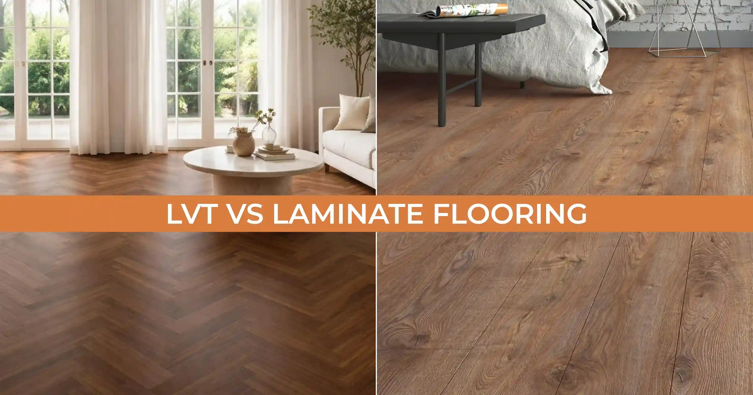 Luxury vinyl click flooring vs Laminate Flooring