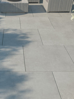 Eclipse Silver Outdoor Porcelain - 800x800x20mm