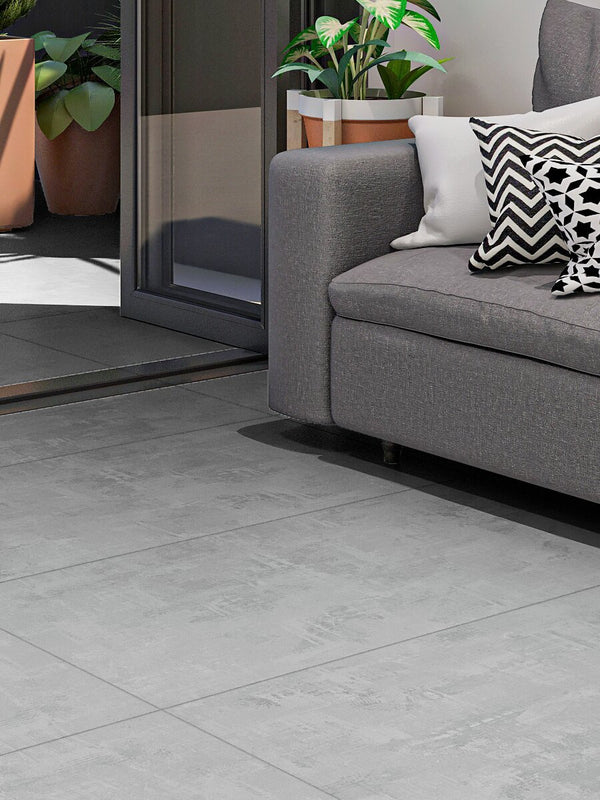 Alps Grey Wall & Floor Tile - 1200x600mm