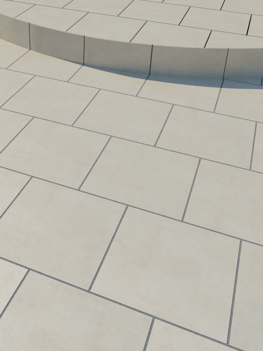 Eclipse Ivory Outdoor Porcelain - 800x800x20mm
