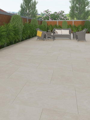 Idemo Beige Porcelain Tile - 900x600x10mm