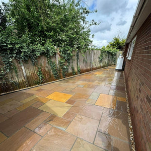 Raj Green Outdoor Porcelain Tile - 900x600x20mm