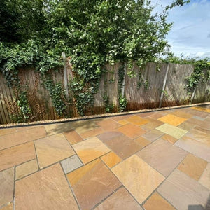 Raj Green Outdoor Porcelain Tile - 900x600x20mm