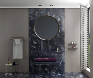 Black Onyx Sink and Shelf - 600mm / 750mm / 1000mm