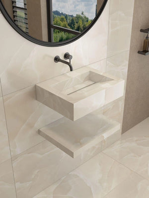 Onyx Sable Pulido Sink and Shelf - 600mm / 800mm