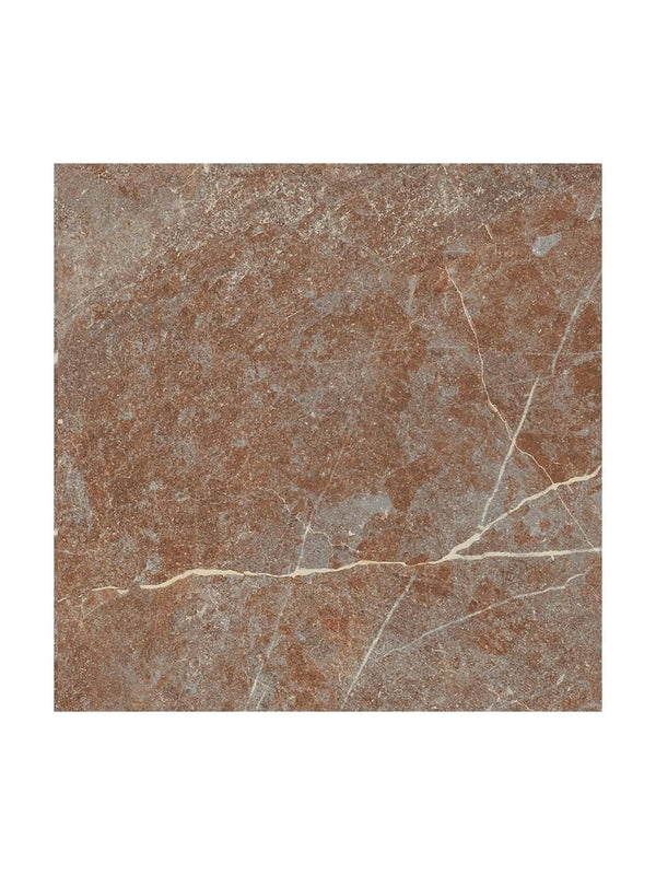 Brera Rosso Italian Marble Effect Porcelain Tile - 300x300x8.5mm