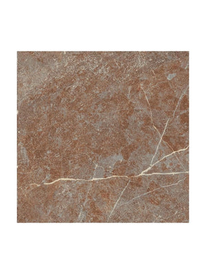 Lusso Rosso Marble Effect Porcelain Tile - 300x300x12mm