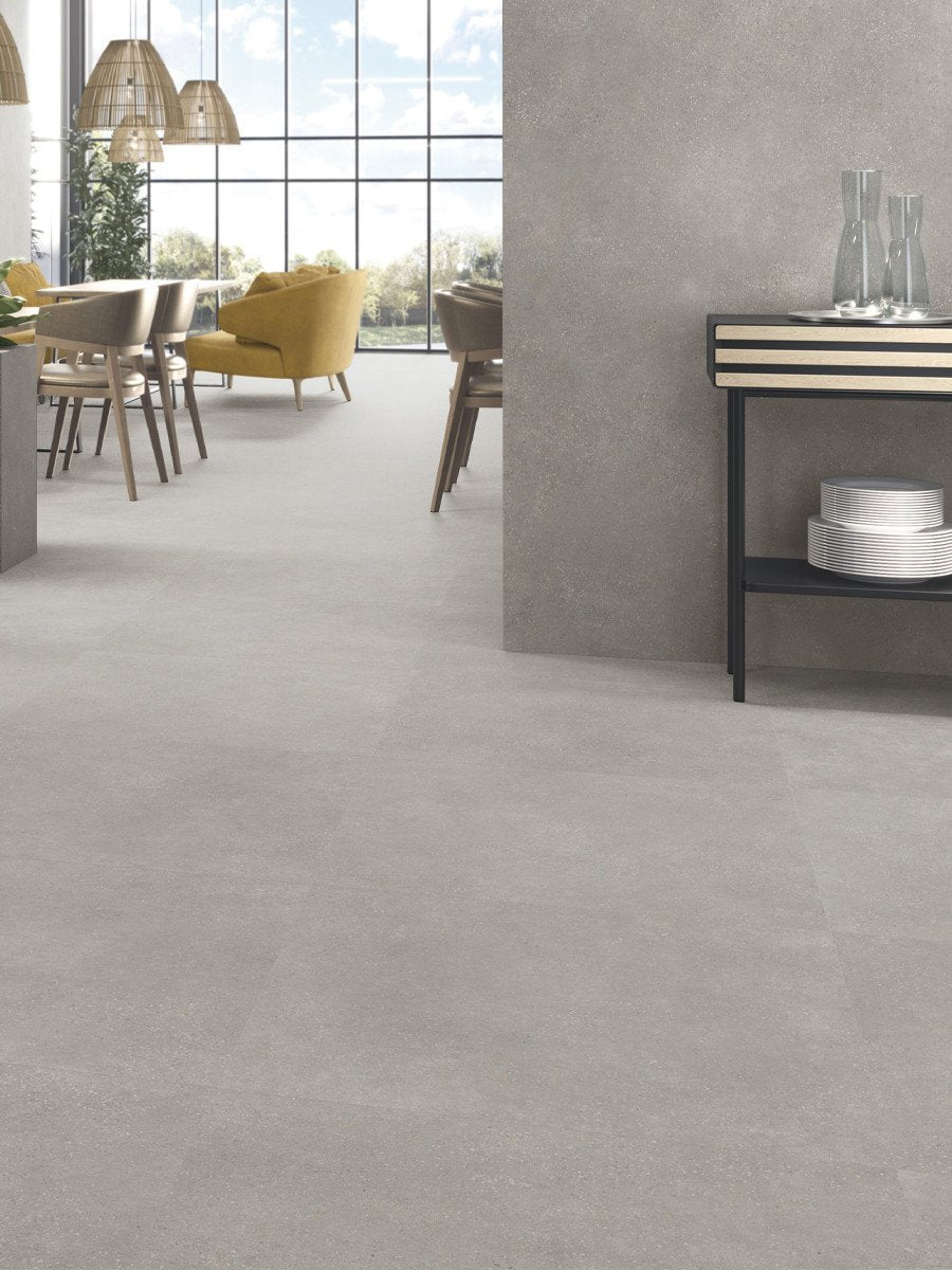 Asphalto Fume Porcelain Tile - 800x800mm