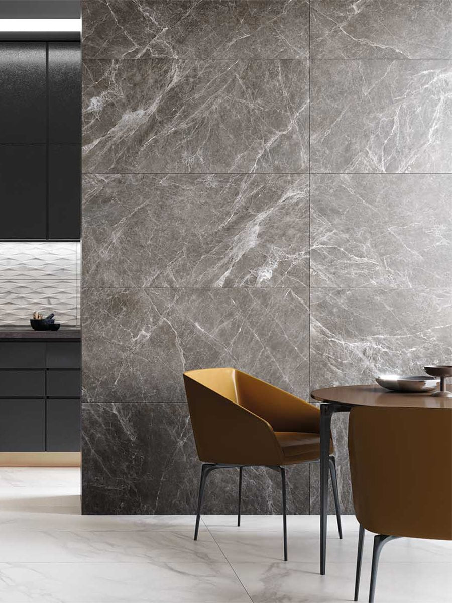 Alison Gris Porcelain Tile - 1000x1000mm