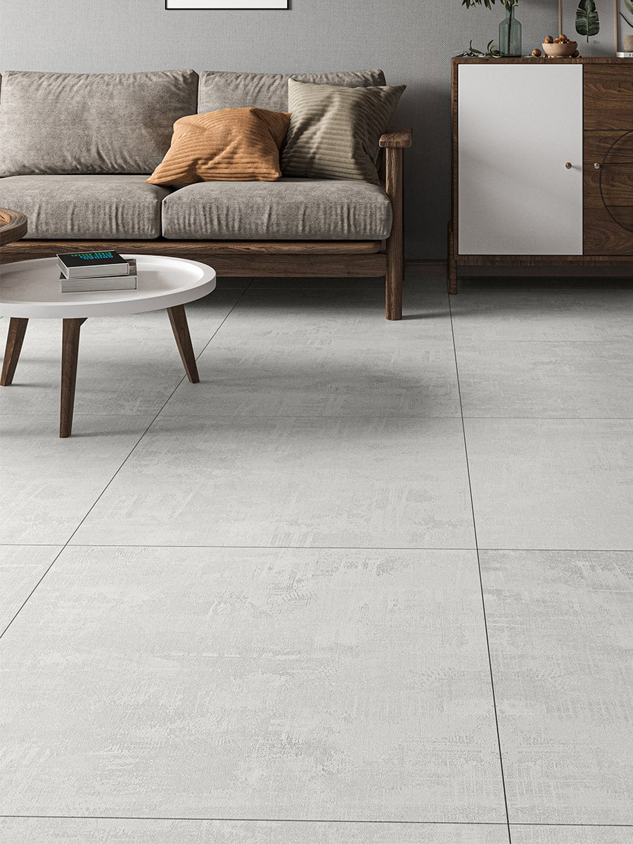 Alps White Porcelain Tile - 800x800mm