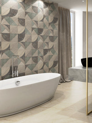 Anette Warm Porcelain Tile - 225x225mm