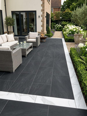Carrara Marble Porcelain Riser and Edging - 900x150x20mm