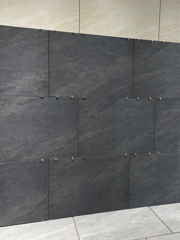 Anthracite Outdoor Porcelain Paving Patio Slabs - 900x600x20mm
