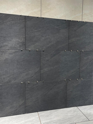 Anthracite Outdoor Porcelain Paving Patio Slabs - 600x600x20mm
