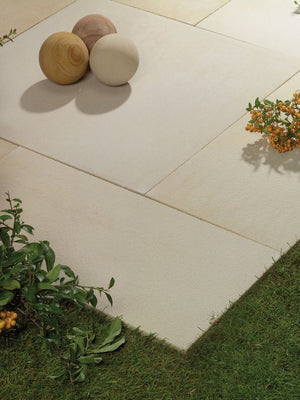 Arabian Sand Textured & Sawn Sandstone Paving - Patio Pack