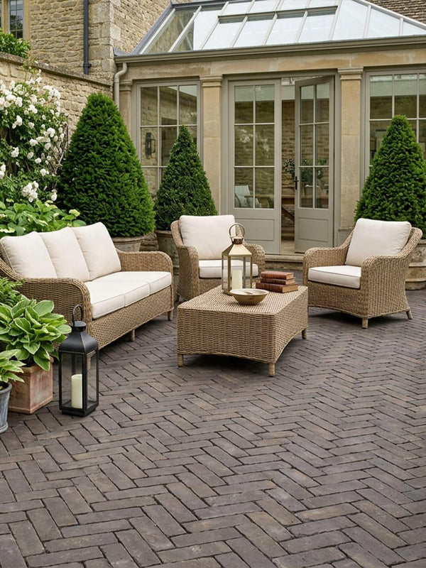 Ares Tumbled Clay Pavers - 200x50x60mm