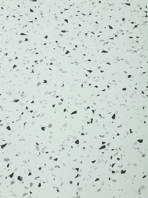 Arezzo White Terrazzo Click Vinyl Floor Tiles - 950x475mm