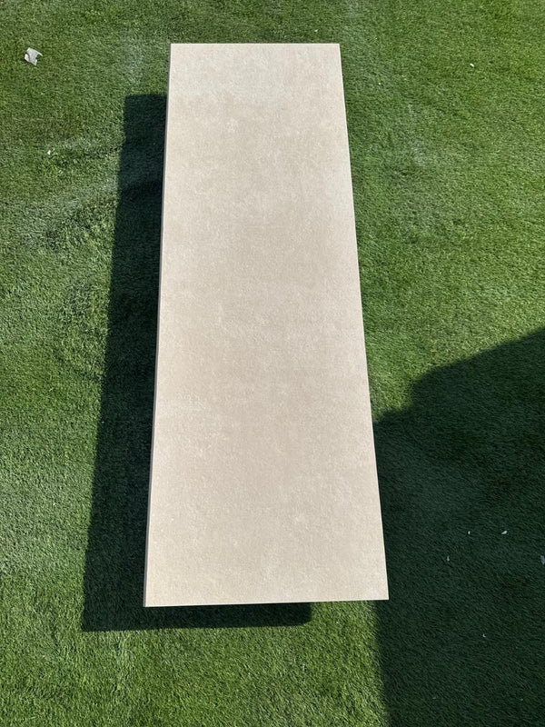 Ark Ivory Porcelain Bullnose Tiles - 1200x300x20mm