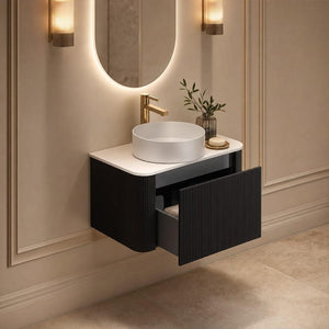 Bali Matt Black Vanity - 600mm