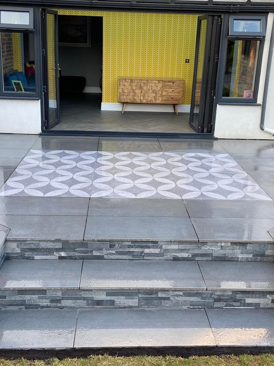 Marbella Decor XXL Outdoor Porcelain Paving Slabs - 1000x1000 Pack