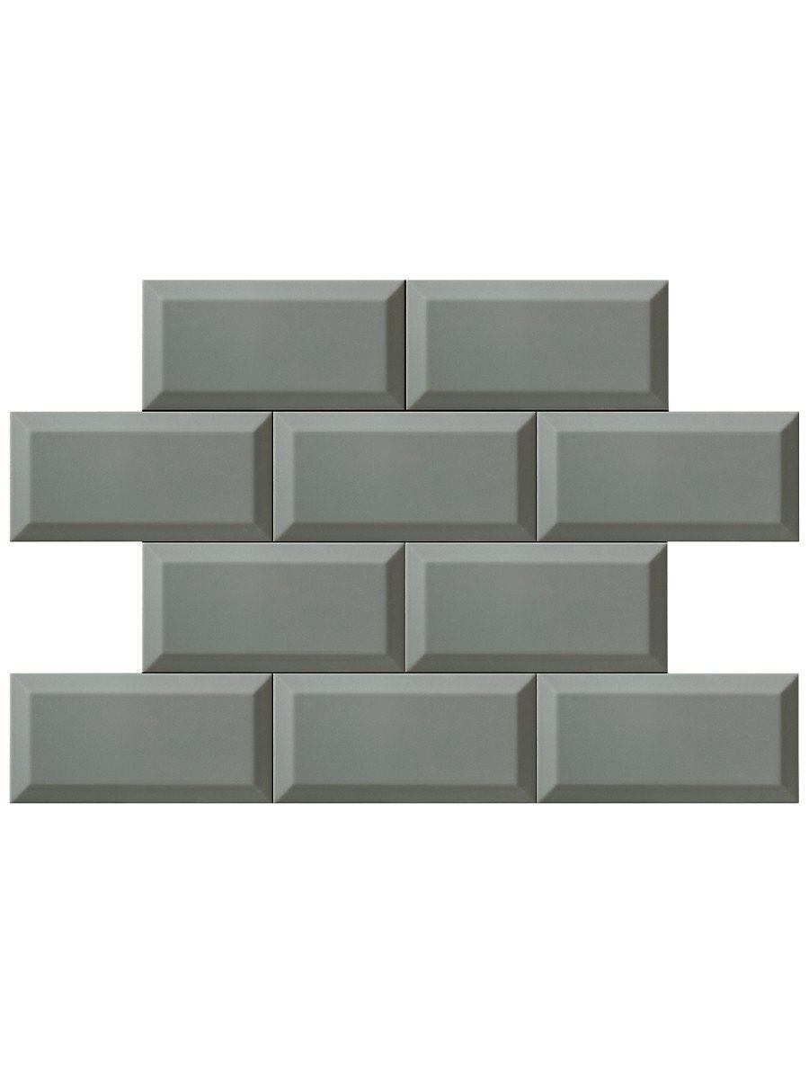 Metro Sage Brick Effect Wall Tile - 200x100mm
