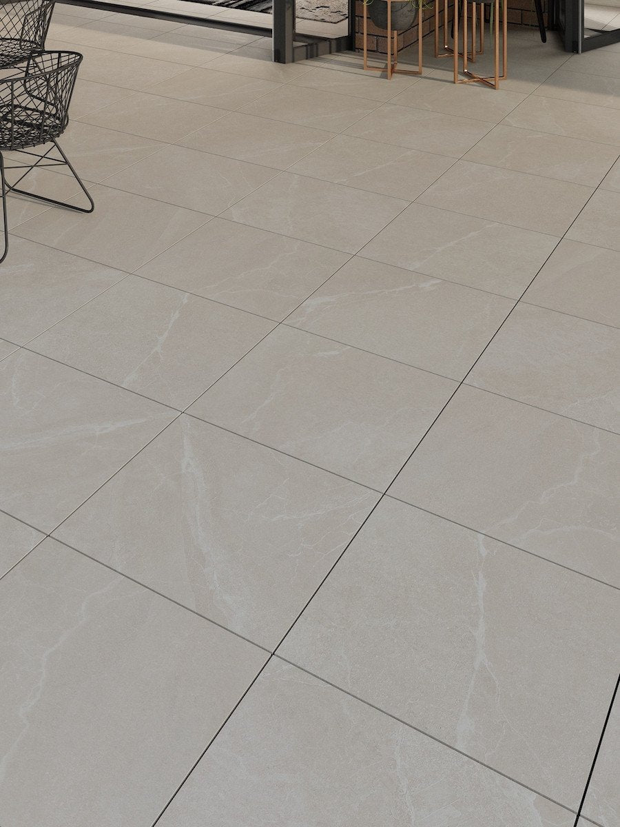 Roca Beige Outdoor Porcelain - 600x600x16mm