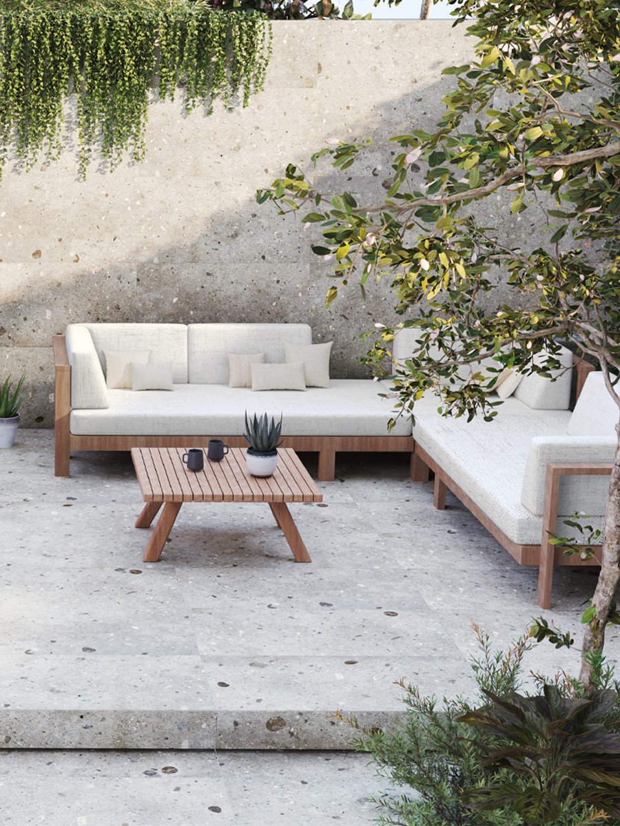 Boule Terrazzo Outdoor Tile - 900x600x20mm
