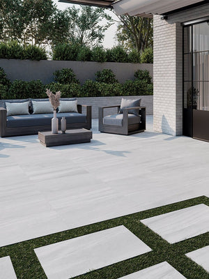 Burlington White Outdoor Porcelain - 1000x1000x20mm