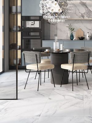 Calacatta Bianco Porcelain Tile - 800x800mm
