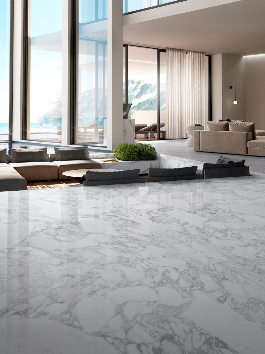 Calacatta Magnifico Extra Large Italian Porcelain Slabs - 3200x1600mm