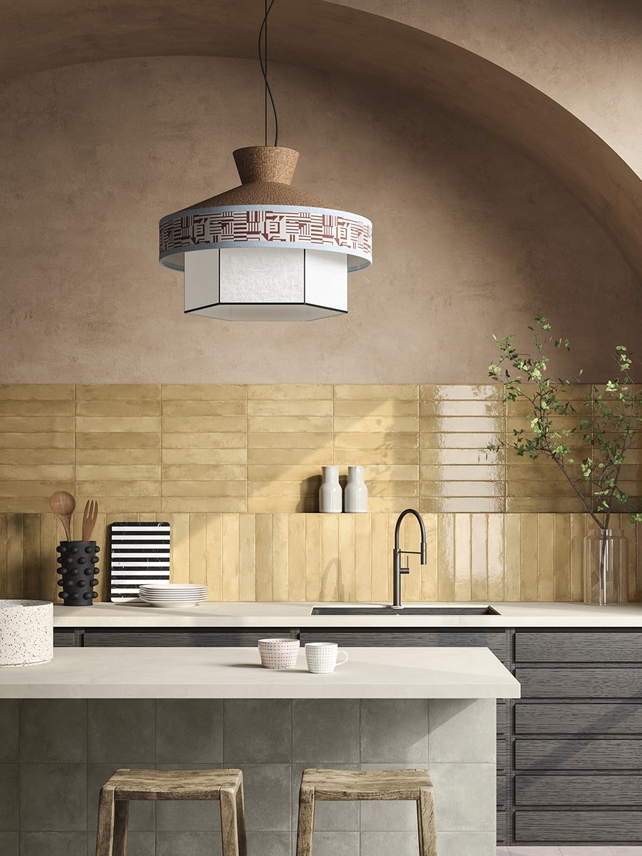 Progetto Canapa Brick Effect Italian Tile - 75x400mm