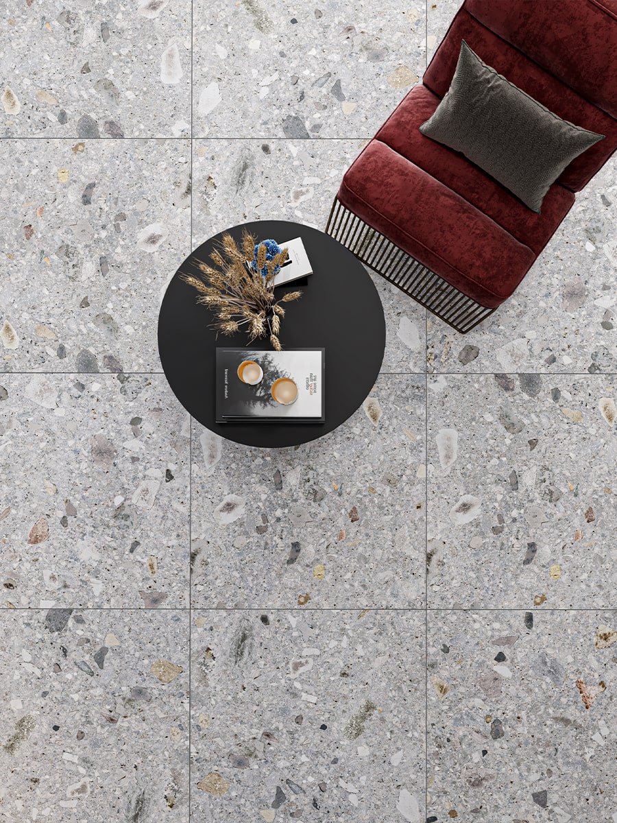 Ceppo Multicolour Italian Terrazzo Tile - 600x600x9mm