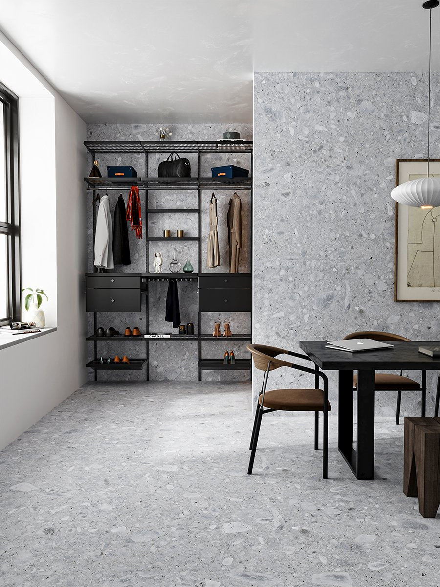 Ceppo White Italian Terrazzo Tile - 600x600x9mm