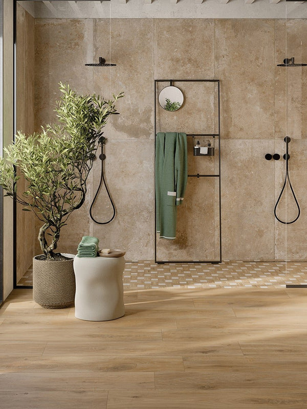 Cortina Cognac Italian Extra Long Wood Effect Tile - 1500x240mm