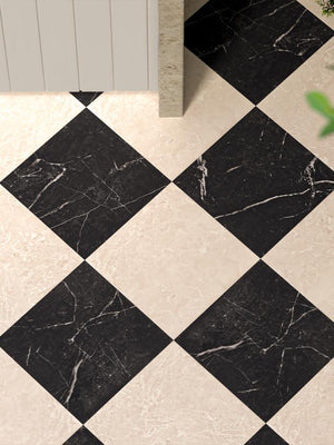 Brera Cosmo Crema Italian Marble Effect Porcelain Tile - 300x300x8.5mm