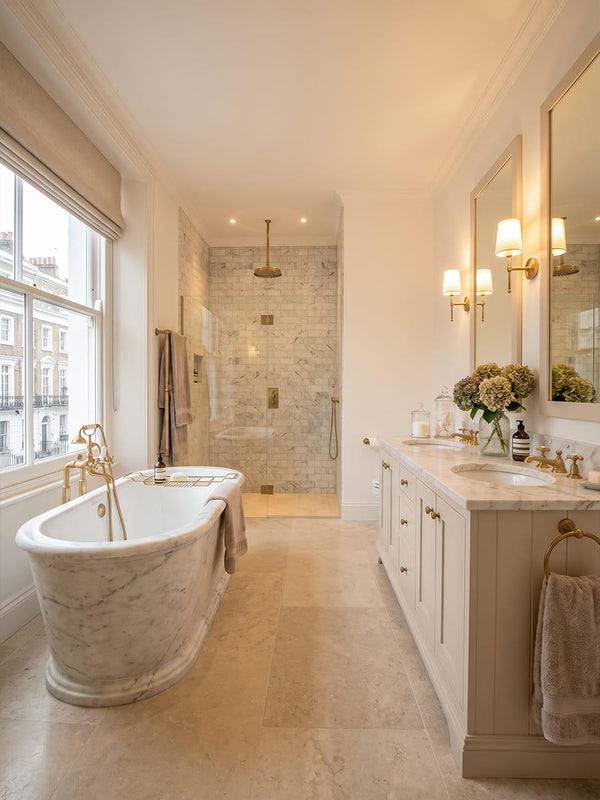 Cotswold Creama Natural Limestone Tiles - 600xFree Lengthx15mm