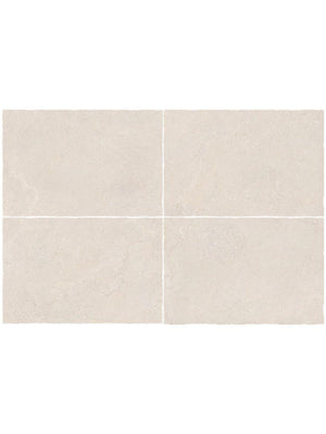 Cotswold Linen Tumbled Limestone-Effect Indoor Porcelain Tiles - 910x610mm