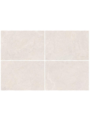 Cotswold Bone Tumbled Limestone-Effect Porcelain Paving - 910x610mm