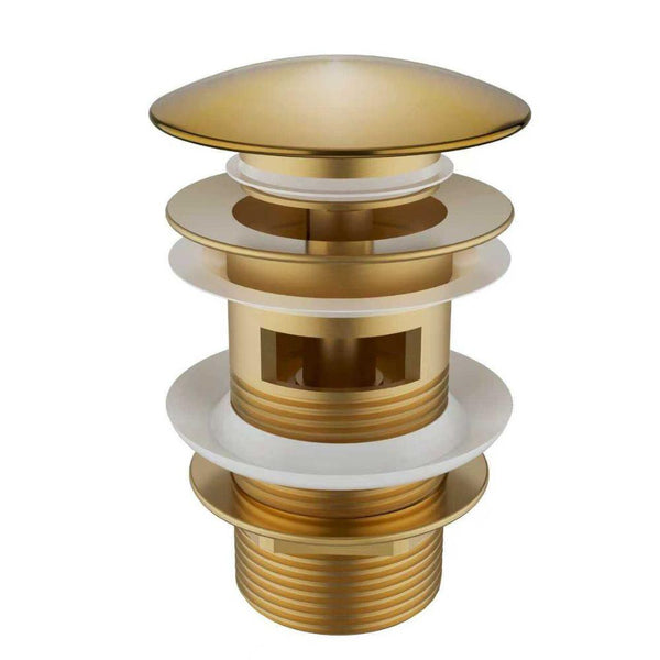 Couture Brushed Gold Slotted Easy Click Basin Waste
