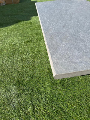 Dakota Dark Grey Porcelain Bullnose Tiles - 900x450x20mm
