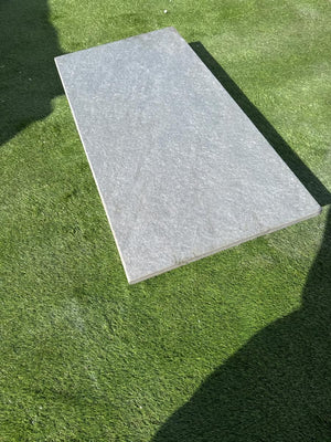 Dakota Dark Grey Porcelain Bullnose Tiles - 900x450x20mm