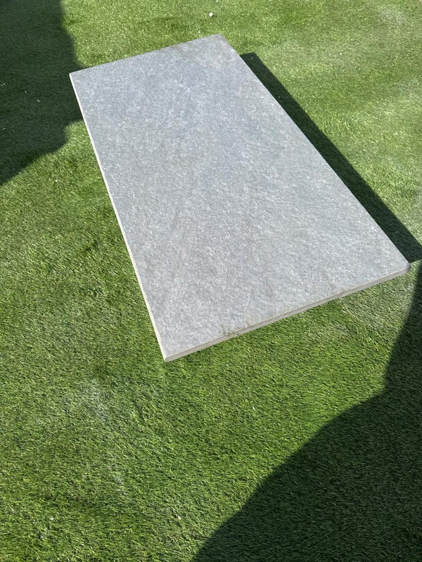 Dakota Dark Grey Porcelain Bullnose Tiles - 900x450x20mm