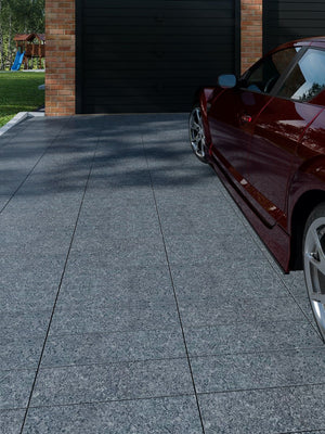 Dark Grey Granite Driveway Setts - Mix Size Pack