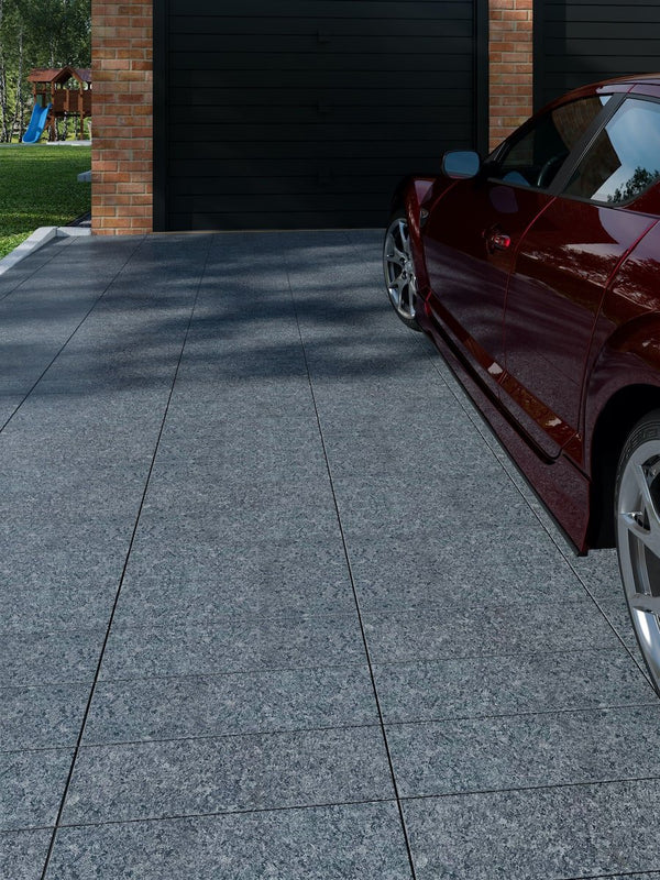 Dark Grey Granite Driveway Setts - Mix Size Pack