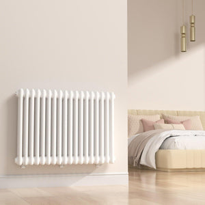 Belmont White Designer Column Radiator - 600x560mm