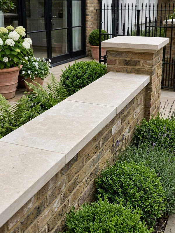 Dijon Limestone Pier Caps - 450x450x30mm