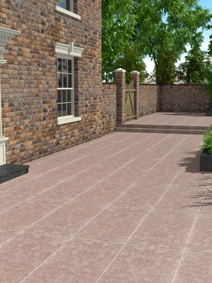 Dijon Heritage Natural Limestone Paving Slabs - 900x600x20mm
