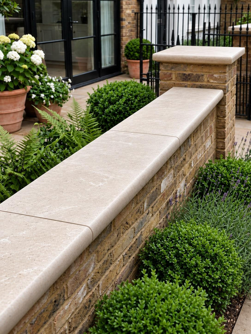 Dijon Limestone Coping and Bullnose - 900x350x30mm (Both Sides Bullnosed)